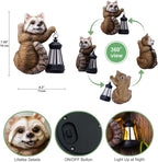 7.4" Solar Garden Garden Statue Light, Outdoor Decor