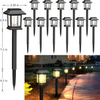 12-Pack Solar Landscape Lights for Yard