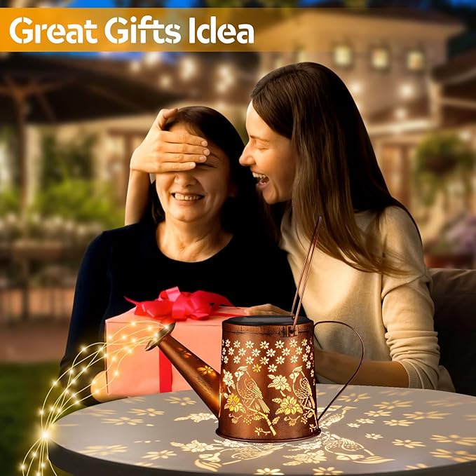 Metal Cardinal Solar Lanterns for Garden, Waterproof LED