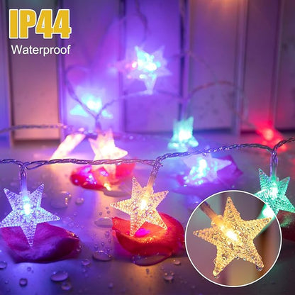 33ft Warm White String Lights for Backyard, Waterproof LED