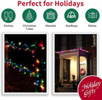 Christmas Twinkle Lights, 6ft Waterproof for Backyard