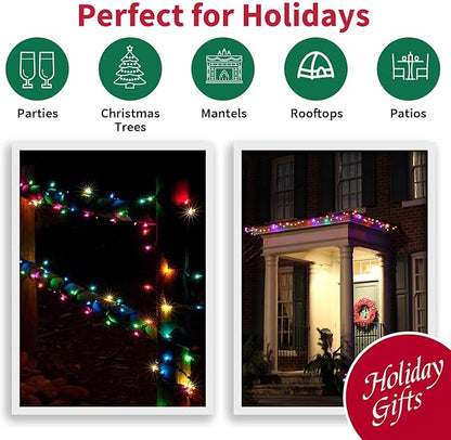 Christmas Twinkle Lights, 6ft Waterproof for Backyard