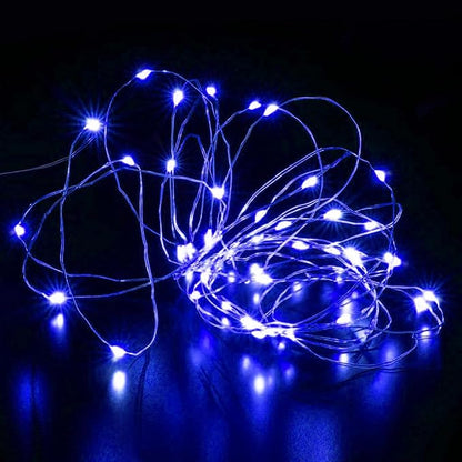 Christmas String Lights, 16ft 50 LED Waterproof Twinkle Lights