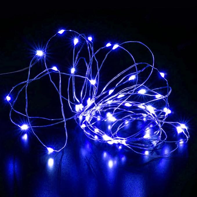 Christmas Yard String Lights, 16ft 50 LED Waterproof