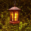 Courtyard Solar Lantern Set, Classic Garden Lighting