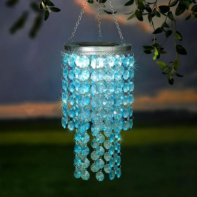 Classic Backyard Solar Lanterns for Porch, Waterproof LED