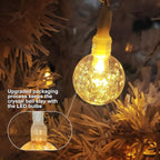 16ft Warm White String Lights for Yard, Waterproof LED