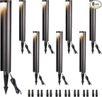 Solar Walkway Path Lights 8-Pack, Waterproof