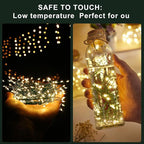 10ft Christmas LED String Lights, Waterproof Timer Lights