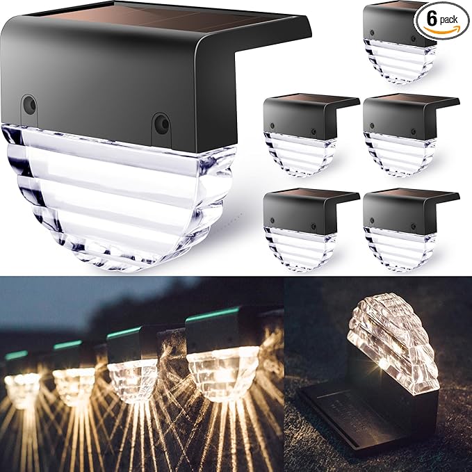 6-Pack Yard Solar Lights, Waterproof LED