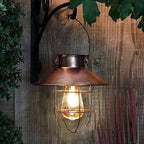 Rustic Backyard Solar Lanterns for Yard, Waterproof LED