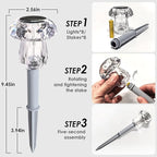 8-Pack Solar Landscape Lights for Garden