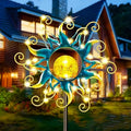 Blue Solar Pathway Lights, Garden LED