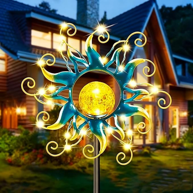 Blue Solar Pathway Lights, Garden LED
