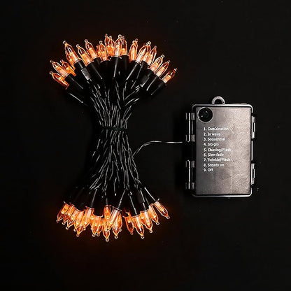 Halloween Fairy Lights, 50 LED Battery Twinkle Lights