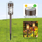 Solar Pathway Lights 8-Pack, Garden LED