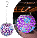 Mosaic Solar Hanging Lanterns, Classic Garden Decor
