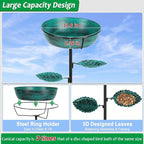 Classic Bird Bath & Feeder, Outdoor Metal