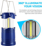 4-Pack Backyard Solar Lanterns, Waterproof LED Porch Lights