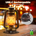 Garden Solar Hanging Lanterns 2-Pack, Charming Backyard Decor
