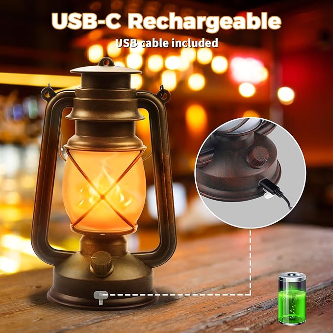 Garden Solar Hanging Lanterns 2-Pack, Charming Backyard Decor
