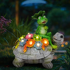Solar Frog Statue Light, Yard Decor