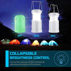 Courtyard Solar Hanging Lanterns 4-Pack, Classic Garden Decor