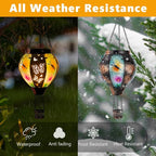 Butterfly Solar Porch Lanterns, Charming Waterproof LED
