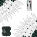 200 LED Christmas Twinkle Lights, 66ft Waterproof for Backyard