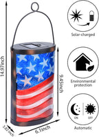 Decorative Garden Solar Lanterns for Patio, Waterproof LED