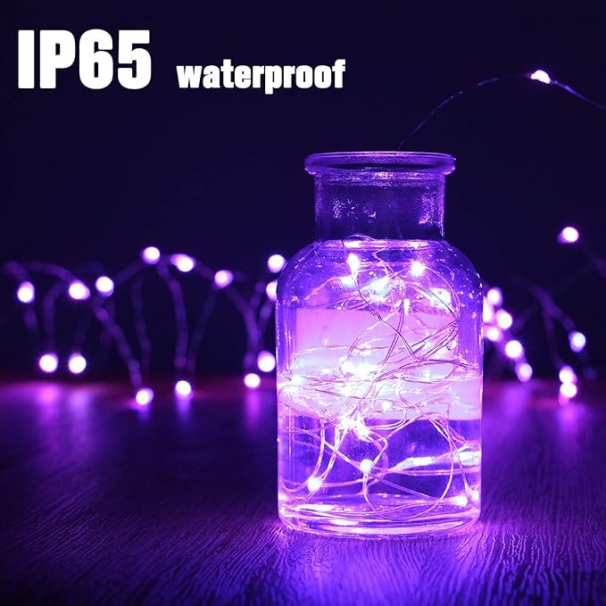 Christmas String Lights, 10ft Waterproof Twinkle Lights