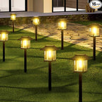 Warm White Solar Path Lights, Outdoor Garden LED