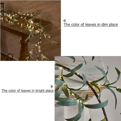 96 LED Christmas Twinkle Lights, 6ft Waterproof for Backyard