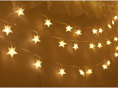 Christmas Porch String Lights, 25ft 50 LED Waterproof