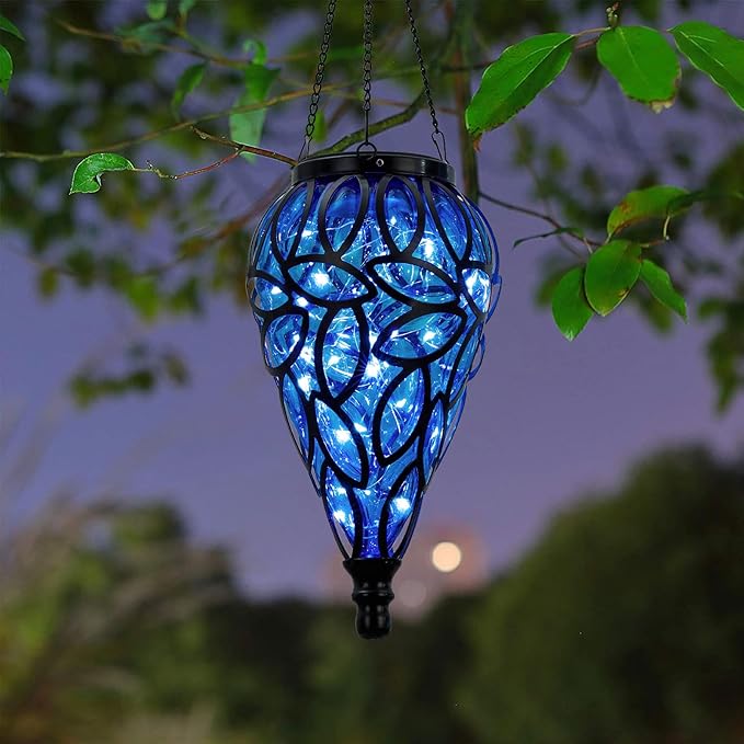 Hanging Solar Hanging Lanterns, Elegant Outdoor Decor