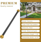 8" Pier Mount Base, Post Light Mounting Adapter