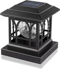 Solar Post Cap Lights, Warm White Waterproof