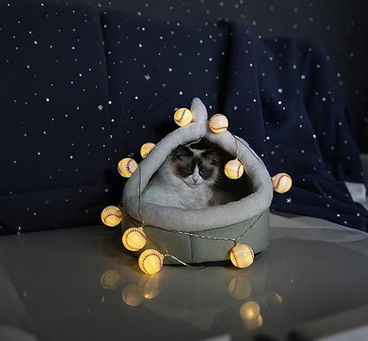 14ft Outdoor Edison String Lights, Weatherproof