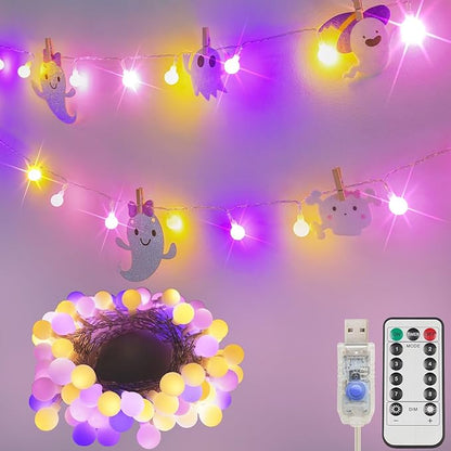 Christmas LED String Lights, Waterproof Timer Lights