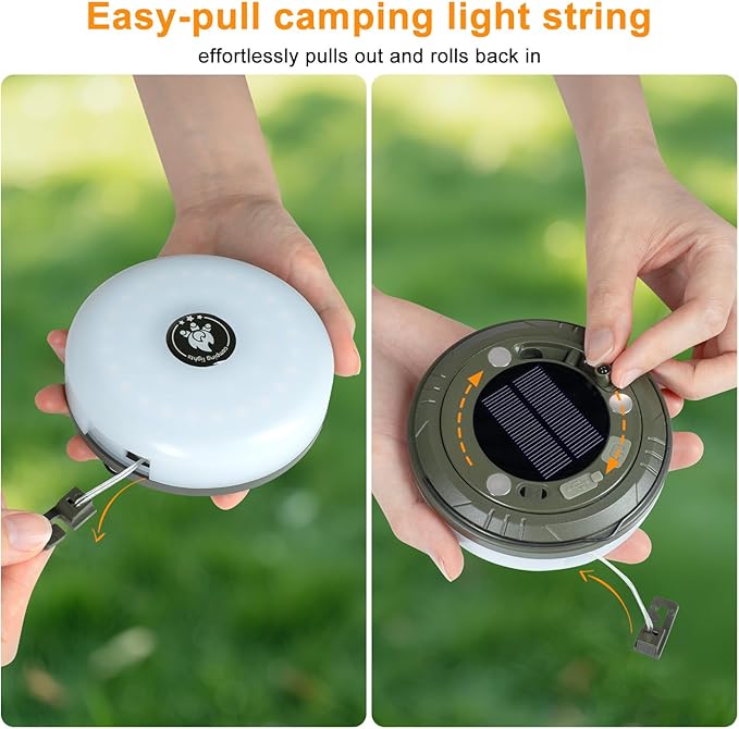 Backyard String Lights, 52ft Weatherproof LED