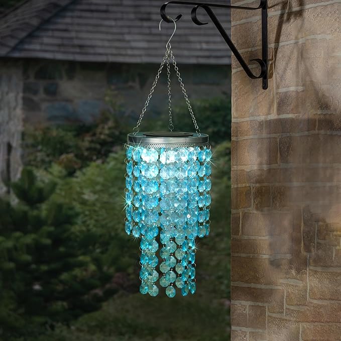 Classic Backyard Solar Lanterns for Porch, Waterproof LED