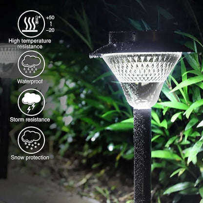 39LED Solar Pathway Lights Outdoor, 2 Pack Upgraded Solar Outdoor Lights Super Bright Up to 12 Hrs, IP65 Waterproof Solar Garden Lights Outdoor Solar Lights for Yard Landscape Path Walkway