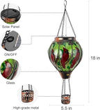 Cardinal Solar Lantern Set, Elegant Garden Lighting
