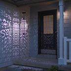 18" Moroccan Solar Pendant Light, Outdoor