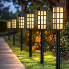 8-Pack Solar Pathway Lights, IP65 Waterproof LED Garden Lights