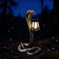 11.22" Solar Snake Garden Statue Light, Outdoor Decor