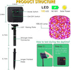 2-Pack Halloween String Lights, 80ft 200 LED Timer