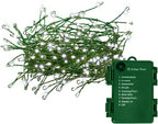 20ft Christmas LED String Lights, Waterproof Timer Lights
