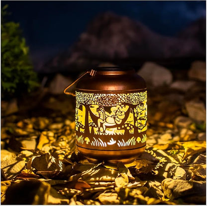 2 Pack Frog Solar Lanterns Outdoor Waterproof,Hanging Solar Lights Frog Gifts for Women Men Metal LED Decorative Light for Yard,Patio,Lawn,Tabletop,Pathway,Landscape,Garden Decor