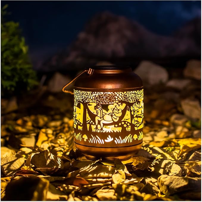 Solar Frog Lanterns, Patio Hanging LED Decor